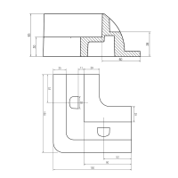 WATTSTUNDE® Solarmodul Halteecken HXE/S ABS Kunststoff schwarz