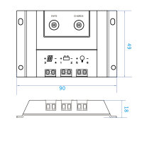 WATTSTUNDE® PEKO 03 Solar Laderegler 3A