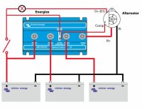 Victron Argodiode 80-2AC Batterie Trenndiode 80A für 2 Batterien