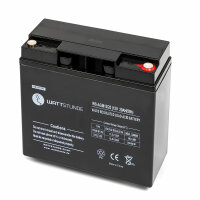 WATTSTUNDE® Akku AGM12-20 12V VRLA AGM Batterie 20Ah...