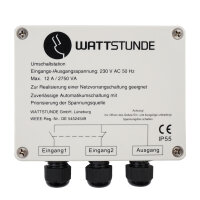 WATTSTUNDE® WS12ANVS Netzvorrangschaltung 12A...