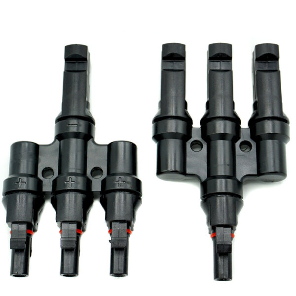 WATTSTUNDE® MC4 T-Stecker Set MC4.3 Adapter