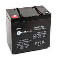 WATTSTUNDE® 50 Ah Akku AGM12-50 12V VRLA AGM Batterie C20