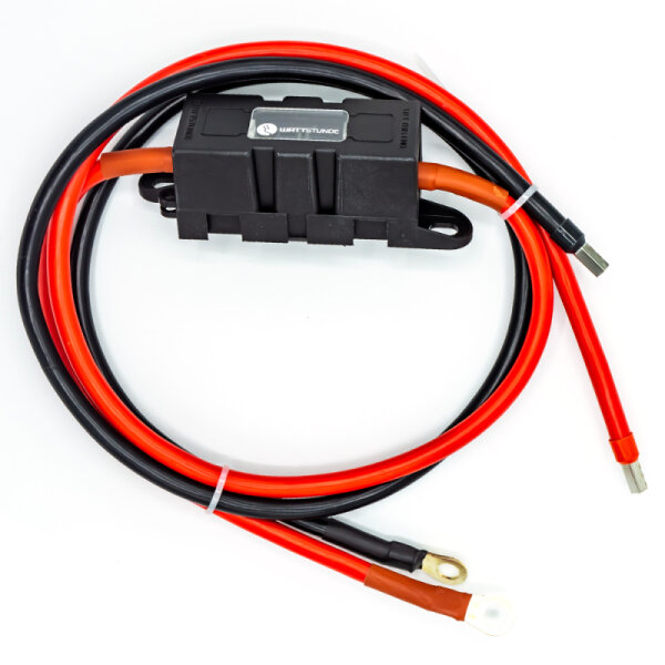 Kabel SAE auf Batterieklemmen - 0,8m lang mit12A Sicherung für Solartasche  PV-3x40-SP-36, Zubehör für Solarladeregler, Solarladeregler, Laderegler