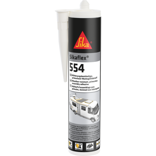 Sikaflex 554 (Sika 252i Nachfolger) 300 ml Konstruktionskleber weiß