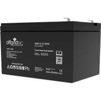Offgridtec® AGM 12Ah 20HR 12V - Solar Batterie Akku...