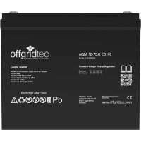 Offgridtec® AGM 75,6Ah 20HR 12V - Solar Batterie Akku Extrem zyklenfest >>>