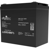 Offgridtec® AGM 51Ah 20HR 12V - Solar Batterie Akku...