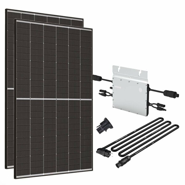 Offgridtec Balkonkraftwerk 850W HMS-600-T2 Trina Solar Vertex S Mini-PV Solaranlage