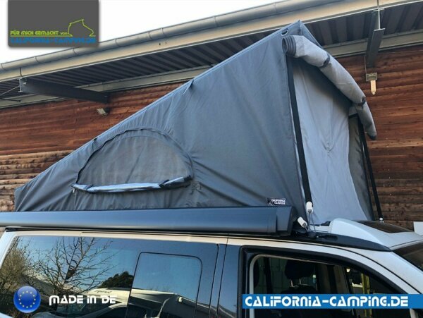 Mütze/Cap VW T5-T6.1 California Comfortline & Ocean, drei Fenster, roll-up, anthrazit