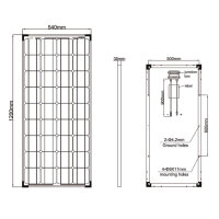 Offgridtec® basicPremium-L 100W Solaranlage 12V Komplettsystem