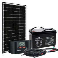 Offgridtec® 100 Watt Solaranlage BIG-L 100W 101Ah 12V...