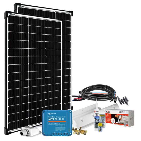 Offgridtec  mPremium+ L 200W 12V MPPT Caravan Solaranlage