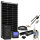 Offgridtec® MobileBlack XL 180W Wohnmobil Solaranlage 30A MPPT DUO Laderegler PERC Solarmodul