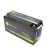 WATTSTUNDE® Lithium 12V 200Ah LiFePO4 Batterie...