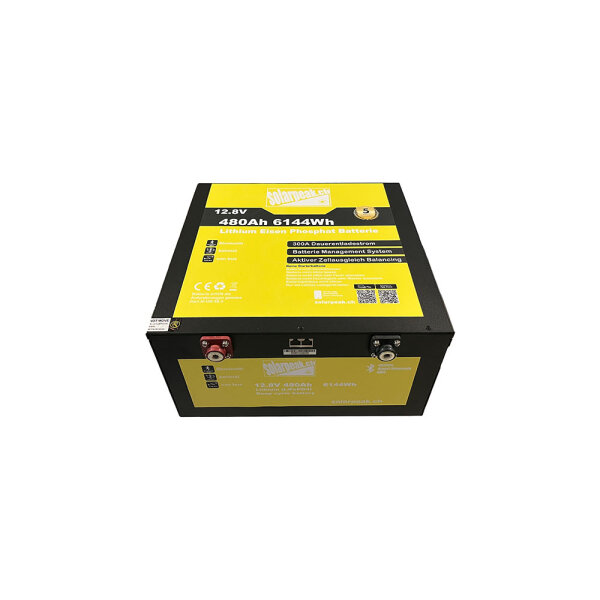 Solarpeak® LiFePO4 12.8V 480Ah Untersitzbatterie Can-Bus Winter